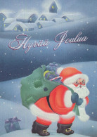 PAPÁ NOEL NAVIDAD Fiesta Vintage Tarjeta Postal CPSM #PAJ618.ES - Santa Claus