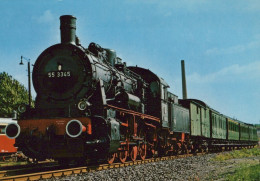 TREN TRANSPORTE Ferroviario Vintage Tarjeta Postal CPSM #PAA966.ES - Trains