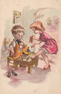 ENFANTS ENFANTS Scène S Paysages Vintage Carte Postale CPSMPF #PKG753.FR - Scènes & Paysages