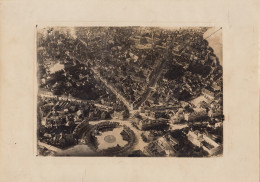 Photo De L'adjudant Pilote J. Foiny Raid Tour De France Avion1924 Vue Aérienne De Lyon - Aviation