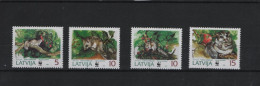 WWF Issue Michel Cat.No. Lettland 378/381mnh/** - Ungebraucht