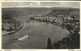 71577631 Boppard Rhein Fliegeraufnahme Rhein Dampfschiff Boppard - Boppard