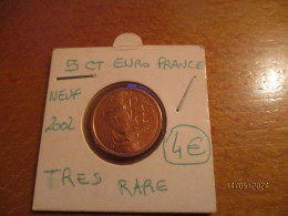 5 Centimes France 2002 Bu Neuve Scellée - Francia