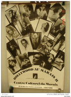 TRES BELLE AFFICHE OU POSTER  HOLIWOOD  AU MARAIS    1984    56 X 84 CM  TRES BON  ETAT - Posters
