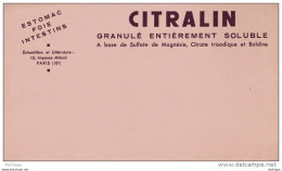 BUVARD  CITRALIN   20X12 - Produits Pharmaceutiques