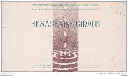 BUVARD  HEXAGENINE  GIRAUD  20X13 - Chemist's
