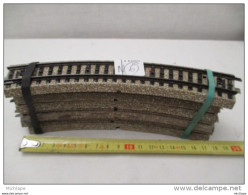 LOT N° 6  -    10 RAILS COURBE  MARKLIN EN   H O  -  DE 18 Cm - Track