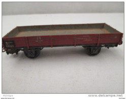 PLATEAU- WAGON - Miniature   MARKLIN EN   H O  10 Cm - Güterwaggons