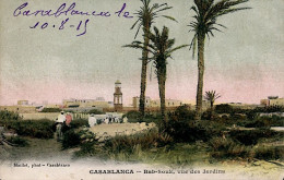 CPA Maroc - Casablanca - Bab-Souk, Vue Des Jardins - Casablanca