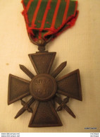 Medaille -croix De Guerre 14/18 - France