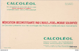 BUVARD   CALCOLEOL  21cm X 13  Cm - Produits Pharmaceutiques