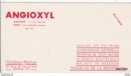 BUVARD  ANGIOXYL 21cm X 12  Cm - Produits Pharmaceutiques