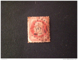 STAMPS FRANCIA LEVANT 1863 -1870 Napoléon III - New Design's 80 C. ROSSO - Used Stamps
