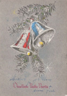 Neujahr Weihnachten BELL Vintage Ansichtskarte Postkarte CPSM #PAT473.DE - Neujahr