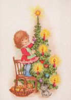 Neujahr Weihnachten KINDER Vintage Ansichtskarte Postkarte CPSM #PAU157.DE - Neujahr