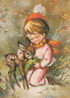 Neujahr Weihnachten KINDER Vintage Ansichtskarte Postkarte CPSM #PAS851.DE - Neujahr