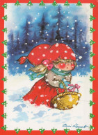 Neujahr Weihnachten KINDER Vintage Ansichtskarte Postkarte CPSM #PAS912.DE - Neujahr