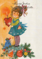 Neujahr Weihnachten KINDER Vintage Ansichtskarte Postkarte CPSM #PAS790.DE - Neujahr