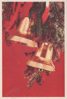 Neujahr Weihnachten BELL Vintage Ansichtskarte Postkarte CPSM #PAT535.DE - Neujahr