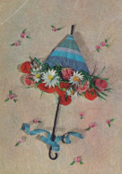 FLOWERS Vintage Ansichtskarte Postkarte CPSM #PAR637.DE - Fleurs