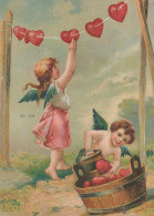 ENGEL WEIHNACHTSFERIEN Feiern & Feste Vintage Ansichtskarte Postkarte CPSM #PAJ098.DE - Anges