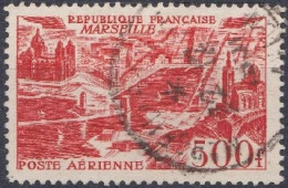 France Poste Aérienne 1949 N° 27 Avion Survolant Marseille (H36) - 1927-1959 Used