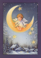ÁNGEL Navidad Vintage Tarjeta Postal CPSM #PBP438.ES - Angels