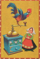 PASCUA HUEVO Vintage Tarjeta Postal CPSM #PBO120.ES - Ostern