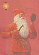 PAPÁ NOEL Feliz Año Navidad Vintage Tarjeta Postal CPSM #PBL263.ES - Santa Claus