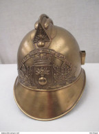 Casque De Pompier De   ST OULPH - 10 Aube  -  Vers 1895 - Superbe état - Pompiers