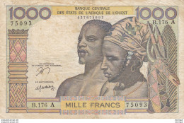 Billet De 1000 Francs  Cote D'ivoire  - - Côte D'Ivoire