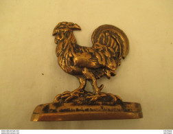 Petit Coq En Bronze Haut De 10 Cm Sur 10 De Large 220 Gr - Pop Art