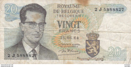 Billet  -  Belgique - 20 Francs - A Identifier