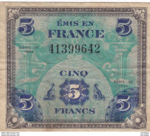Billet  De 5 Francs  De 1944  En L'etat - Autres & Non Classés