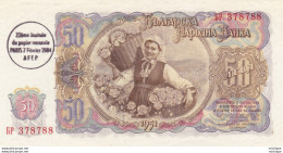 Billet De  50 Neba  Bulgarie 1951 - Bulgaria