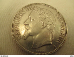 5 Franc  Argent Napoleon III 1869 Belle Piece  D'époque - Non Classés