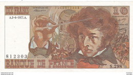 10 Francs  -  Berlioz   A.2 - 6 - 1977 / S 298 - 10 F 1972-1978 ''Berlioz''