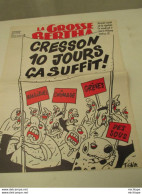 Journal  LA GROSSE BERTHA  Cresson   N° 38 -1991 - 11 Pages - 1950 - Today