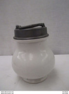RARE - Pot A Bouillon De Berger  - Corp En Porcelaine Couvercle  En étain  - Systeme  Bouteille  Thermos  Parfait   état - Autres & Non Classés