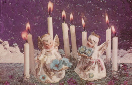 ENGEL Weihnachten Vintage Ansichtskarte Postkarte CPA #PKE138.DE - Angels