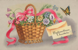 FLOWERS Vintage Ansichtskarte Postkarte CPA #PKE579.DE - Flowers