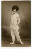 Carte Photo.Miss Athéa,artiste Célèbre ,cirque.circus.Enigmatique ? ....cachet Du Photographe - Cirque