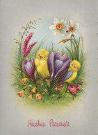 OSTERN HUHN EI Vintage Ansichtskarte Postkarte CPSM #PBP254.DE - Ostern