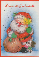 WEIHNACHTSMANN SANTA CLAUS Neujahr Weihnachten Vintage Ansichtskarte Postkarte CPSM #PBL521.DE - Santa Claus