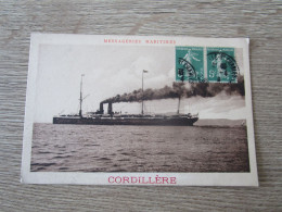 MESSAGERIES MARITIMES PAQUEBOT CORDILLERE - Steamers