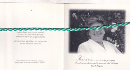 Lieve Vercampt-Moerman, Tielt 1927, Kortrijk 1997. Foto - Obituary Notices