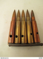 Ww 2 - 5 Balles Démilitarisées De Mauser  - Sur Lame  Chargeur - Armes Neutralisées