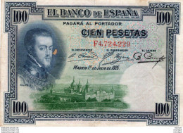 BILLET - ESPAGNE - 100 Pesetas  1925 - 100 Peseten