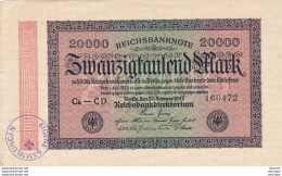 20000 Mark - Allemagne  -   Reichsbanknote -1923  - Ca -- CD - 160472 - Unclassified