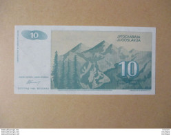 YOUGOSLAVIE 10 DINARA 1994   ETAT NEUF - Yugoslavia